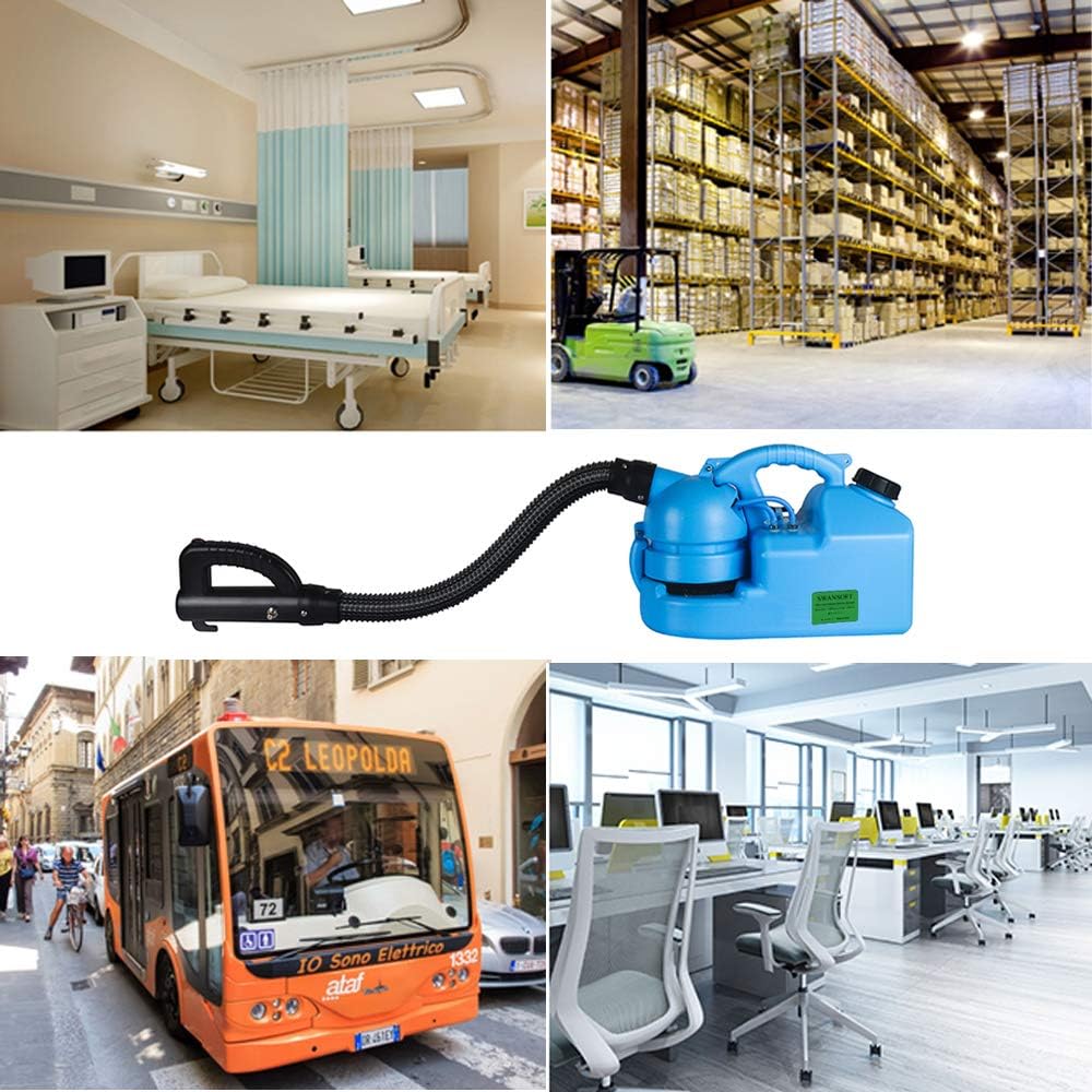 SWANSOFT 7L(1.85 Gallon) ULV Fogger Machine, Electric Atomizer Sprayer, Portable Foggers Machine