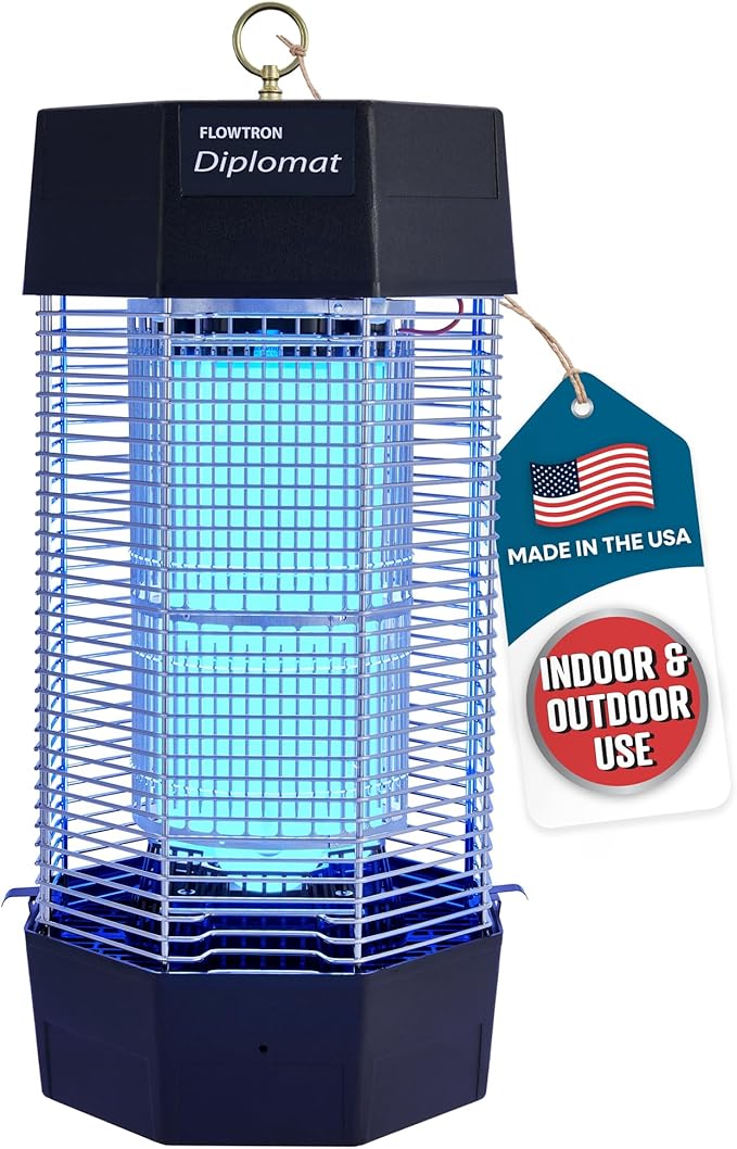 Flowtron Indoor/Outdoor Fly Control, 2000 sq.ft Indoor & 2 Acre Outdoor Insect Control with Dual