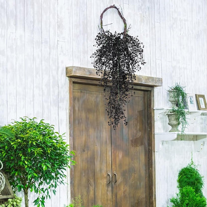 RECUTMS Artificial Hanging Plants Indoor 4 Pcs Artificial Ferns Plants Large Faux Hanging Plant