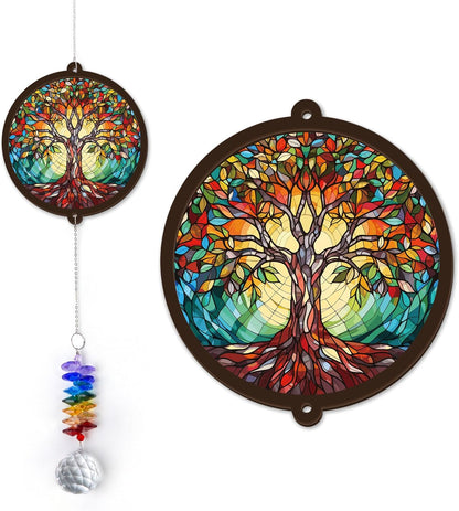 Memorial Suncatcher - Tree of Life Ornament - Sympathy Gift for Loss of Loved One - Bereavement