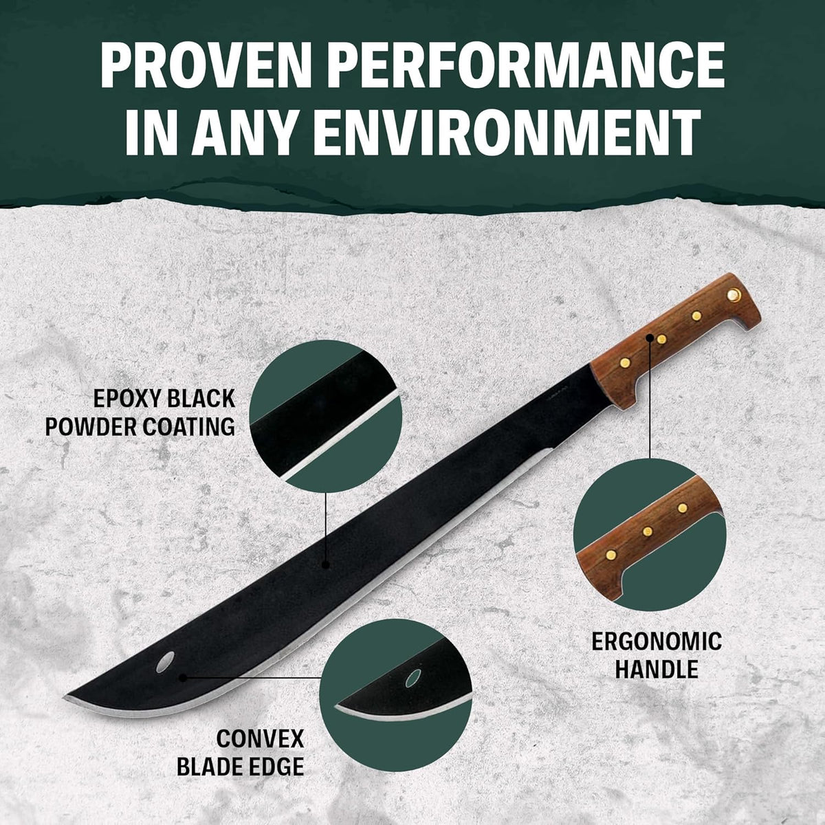 Condor Tool & Knife Outdoor Machete with Walnut Handle