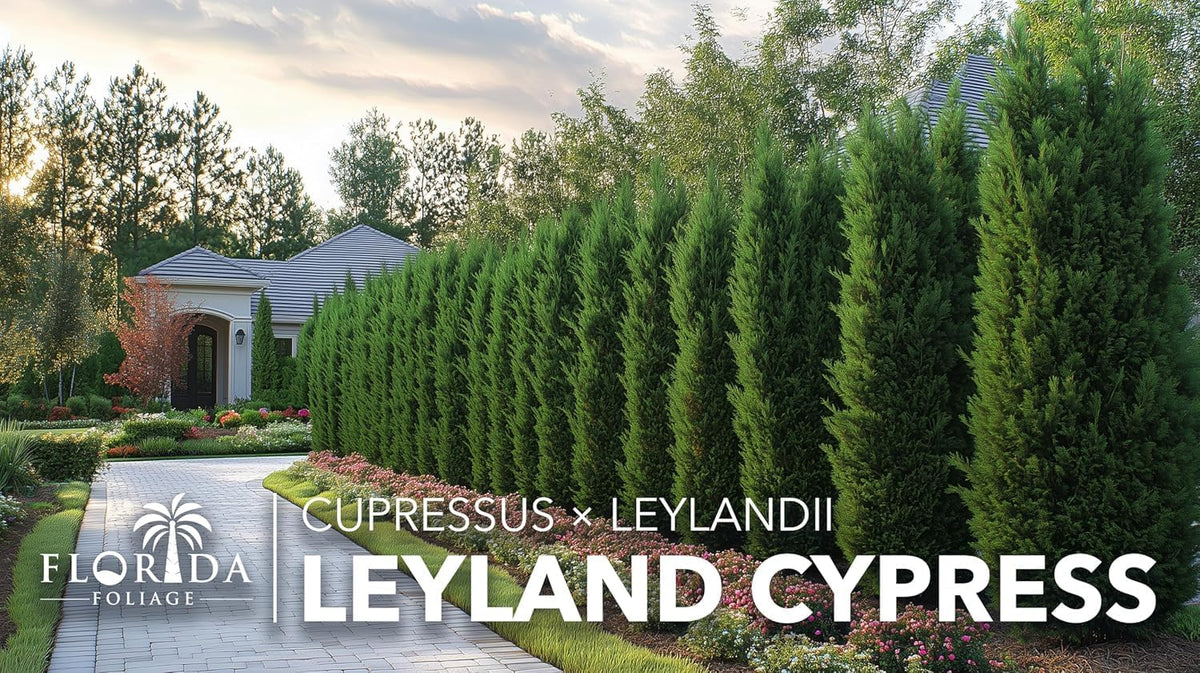 Leyland Cypress | 20 Live Plants | Cupressus × leylandii | Fast Growing Evergreen Trees | Privacy