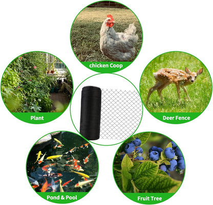 Woven Bird Netting 30X30 FT, 1/2" Mesh, Strong Bird Net Protect Fruit Trees, Blueberry, Vegetables