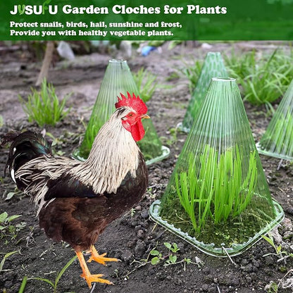 Garden Cloches for Plants, 20 Pack Plant Covers Reusable Plant Bell Cover Protects Plants from