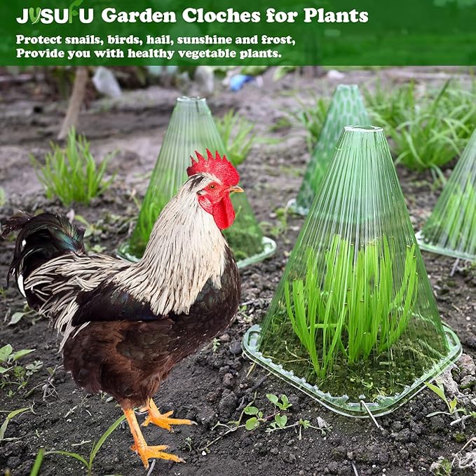 Garden Cloches for Plants,20 Pack Plant Covers Reusable Plant Bell Cover Protects Plants from