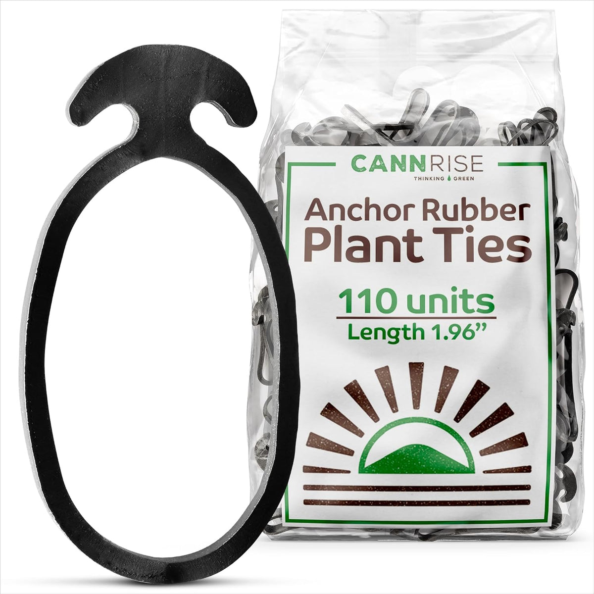 Anchor Rubber Bands for Trellising – 110 Pack of 5 cm/1.96 inches Rubber Bands for Outdoor Plant