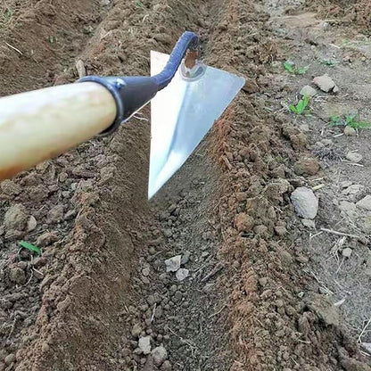 3 PCS Hoe Garden Tool Set, Triangle Gardening Hoes with Sharp Blade, Hand Plow Hoes for Digging