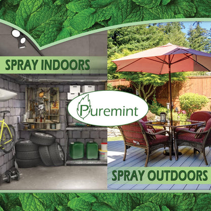 Puremint Spider Repellent, Natural 5% Peppermint Oil Spray, Kills & Deters All Types of Spiders and
