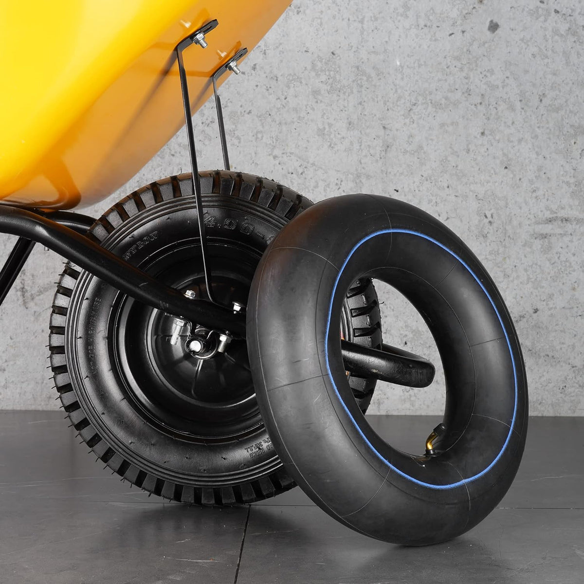 RUTU 4.80/4.00-8 480/400-8 Inner Tube with TR87 Angled Valve for Mini Bikes Go-Kartings Mowers Hand