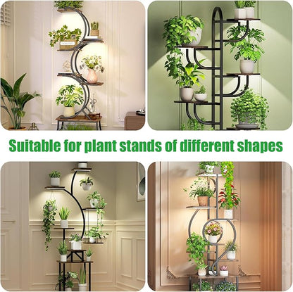 10.2'' 3 Head Grow Light Strips, LED Grow Lamps for Indoor Plants, Full Spectrum 3000K, Plant Light
