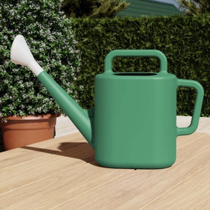 2 Gallon Resin Watering Can Outdoor,Offset Opening Mess-Free Refill
