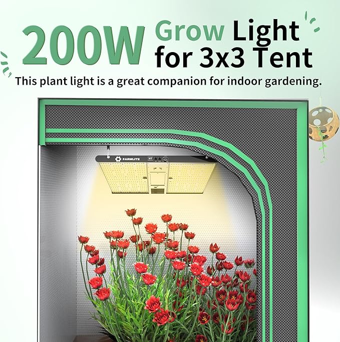 FARMLITE Grow Light for Indoor Plants Quantum Board Grow Light Full Spectrum Led Grow Lights