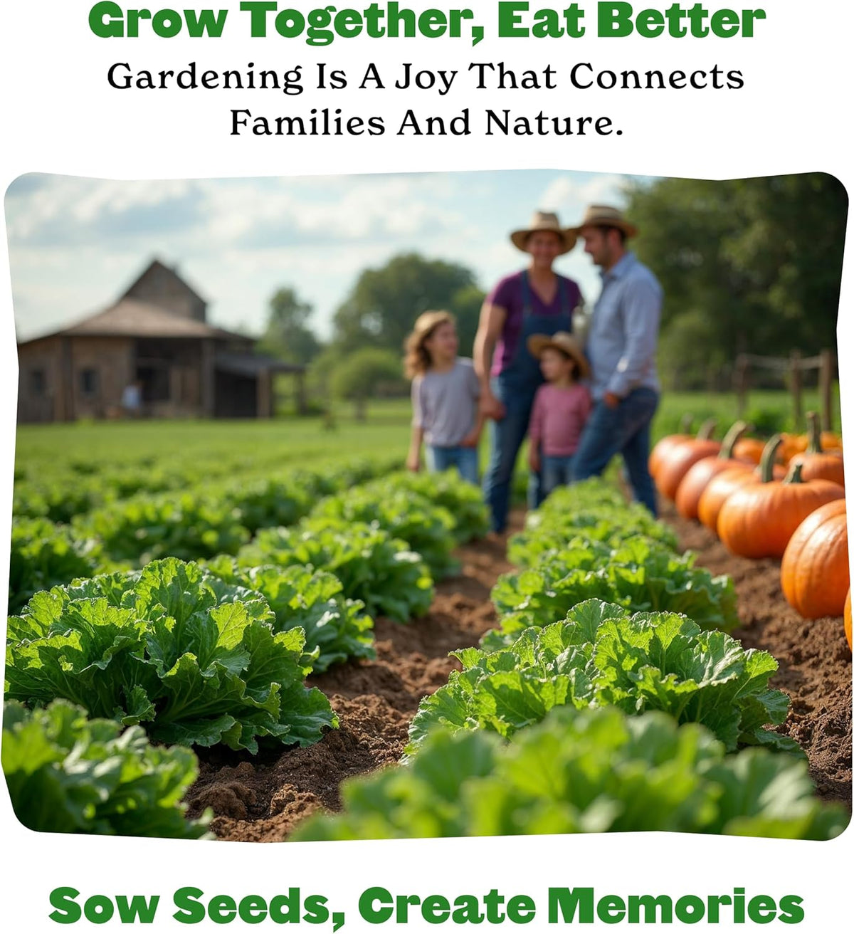 Epic Gardening Organic Vegetable Garden Kit - 10 Non-GMO Varieties, Includes Tomatoes, Squash