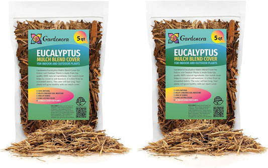 Gardenera Eucalyptus Mulch - Provide Long-Lasting Color and Aromatic Appeal to Your Landscape - 10