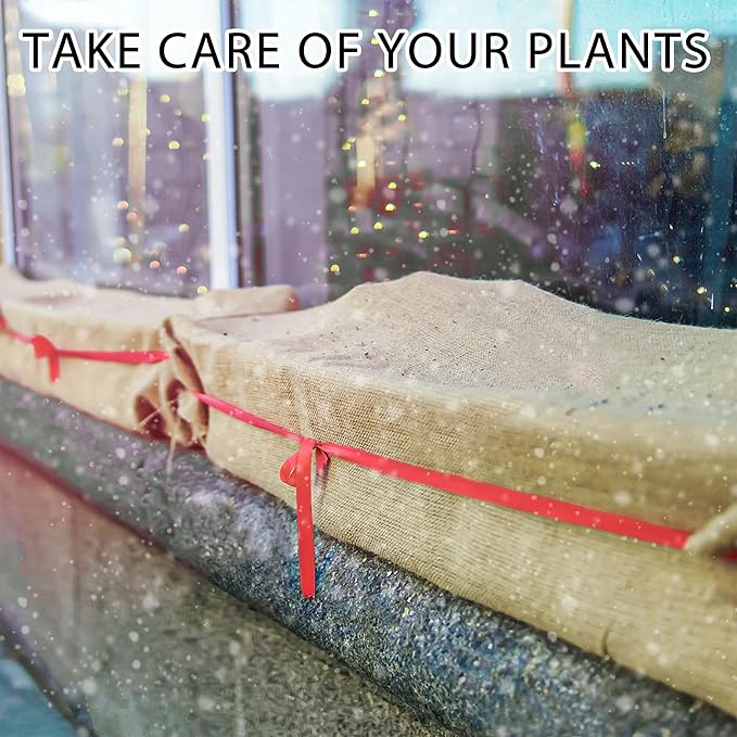 Natural Burlap Plant Covers Freeze Protection,Burlap Winter Frost Plant Blankets for Trees and