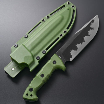 GTK7 Fixed Blade Knife DC53 Steel Blade Full Tang Nylon Fiberglass Handle EDC Fixed Knifes for