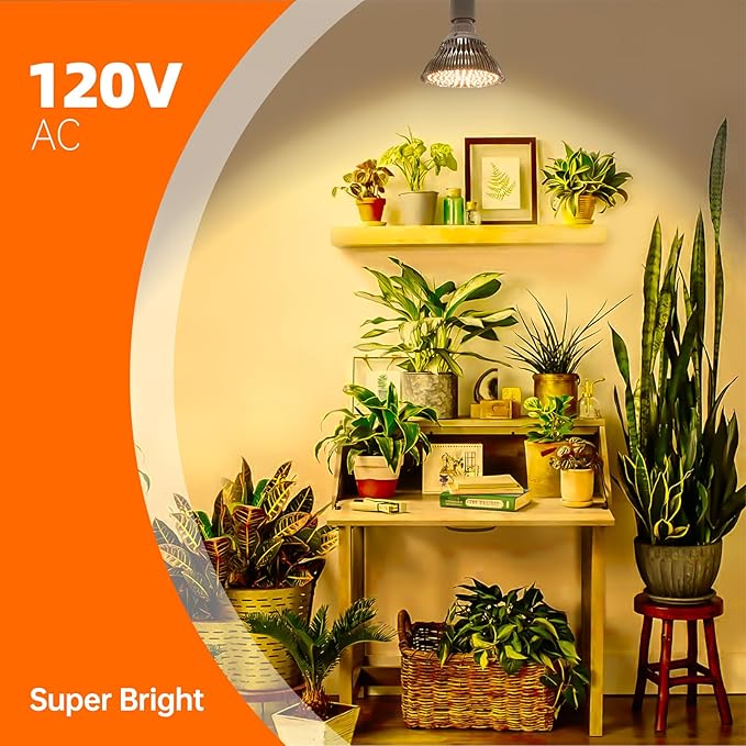 Bstrip LED Hanging Grow Light, Grow Light Bulb for Indoor Plants, 25W Full Spectrum Hanging Grow