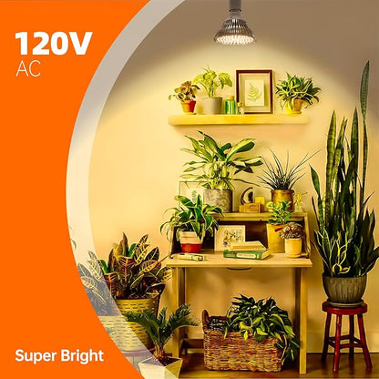 Bstrip LED Hanging Grow Light, Grow Light Bulb for Indoor Plants, 25W Full Spectrum Hanging Grow