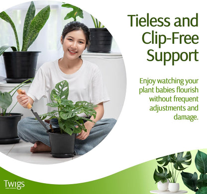 Twigs - Monstera Plant Support Stakes for Indoor & Outdoor Plants, Gardening Supplies, Garden