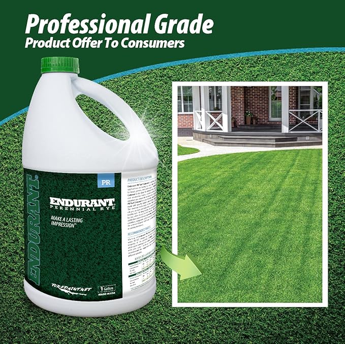 Endurant Turf Colorants - Perennial Rye Spray Green Grass Paint for Lawns - Revives Dry, Patchy