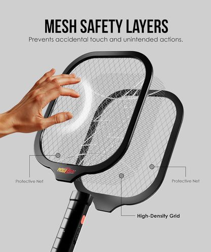 Electric Fly Swatter Racket, Mosquito Zapper Racket, Fly Zapper for Indoor and Outdoor, Flying Bug