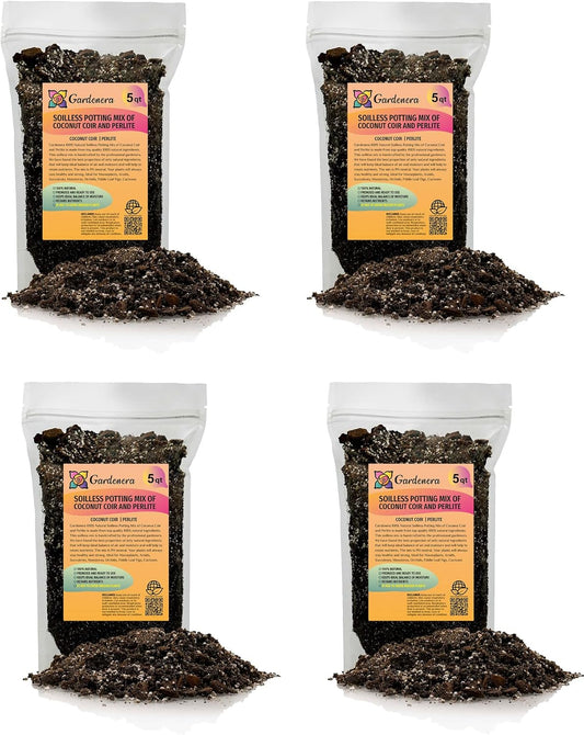 Premium Coco Coir and Perlite Potting Mix, Soil for Maximum Plant Growth, Perfect for Indoor and
