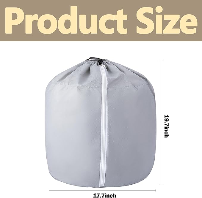 Tlswshsy 2PCS Plant Winter Protection Pot - 19.7" x 17.7" Flower Pot Protection Bag - Anti-Frost