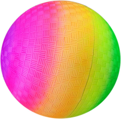 AppleRound 8.5-inch Dodgeball Playground Balls, Pack of 4 Balls with 1 Pump, Official Size for