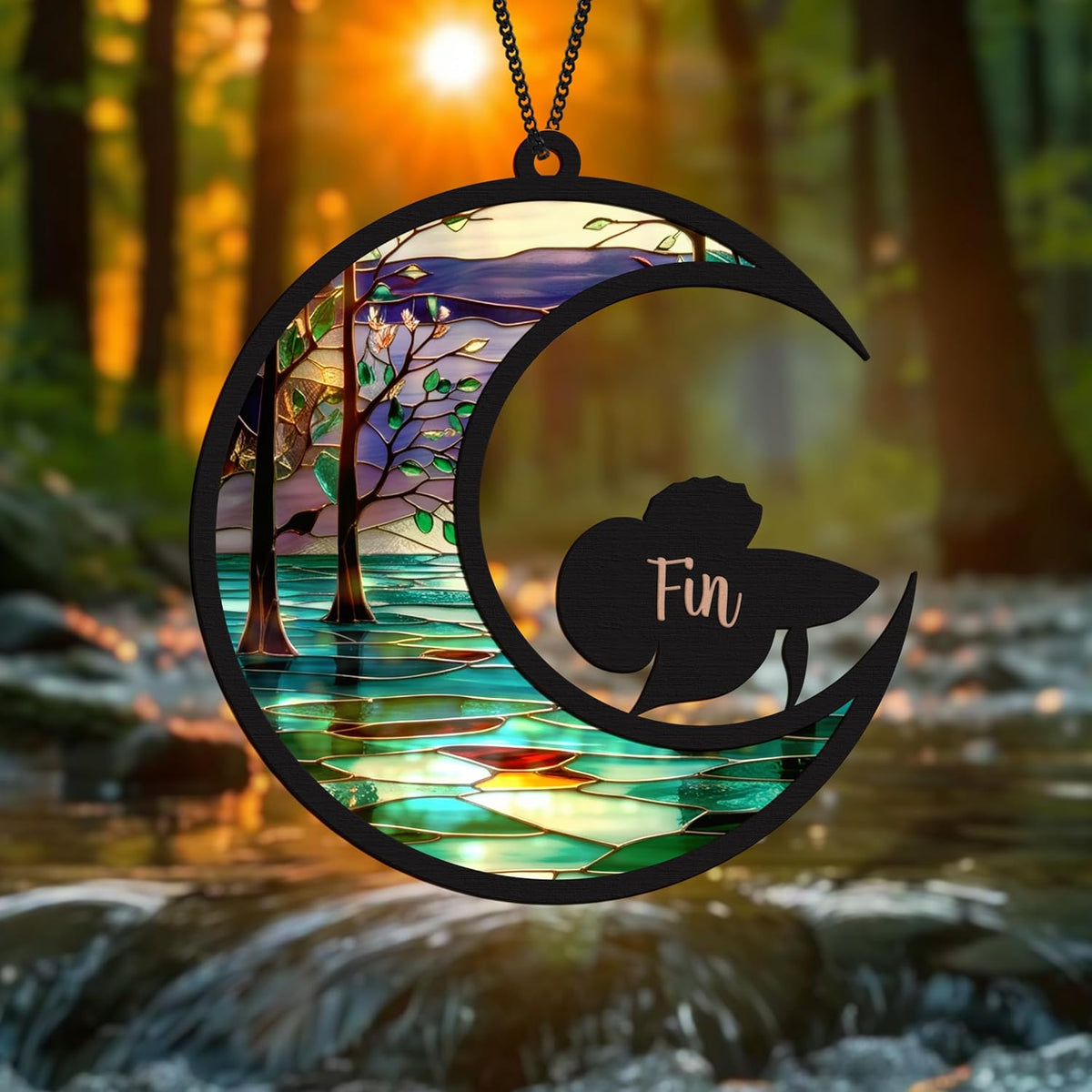 Personalized Pet Memorial Suncatchers Custom Name Passing Away Remembrance Keepsake for Loss of