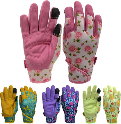 Thorn Proof&Puncture Resistant Gardening Gloves with Grip,Garden Gloves for Women, Leather Work