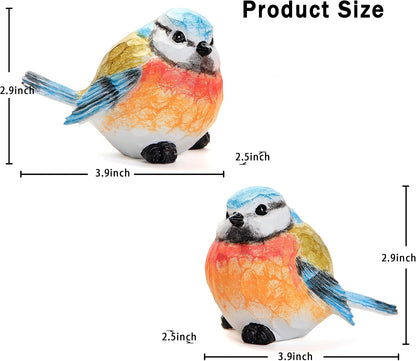 Bird Statue for Garden Decoration,A Set of 2 Pieces Garden Sculptures & Statues,Animal Bird