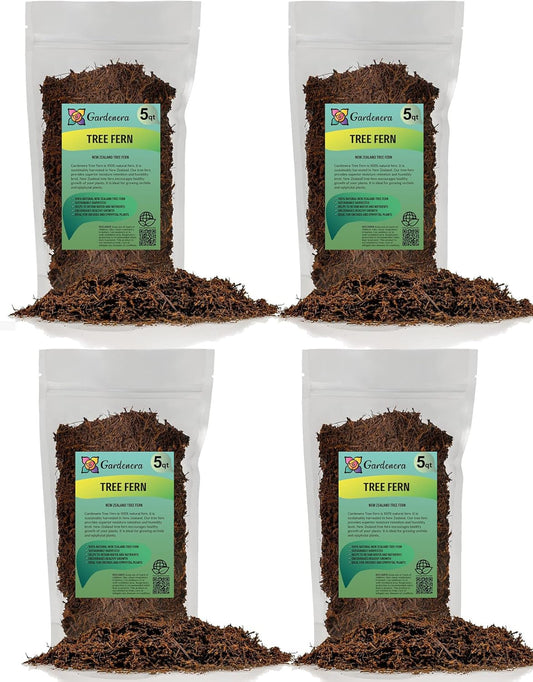 GARDENERA's Premium New Zealand Tree Fern - 20 Quart - Growing Medium for Orchids and Epiphytes |