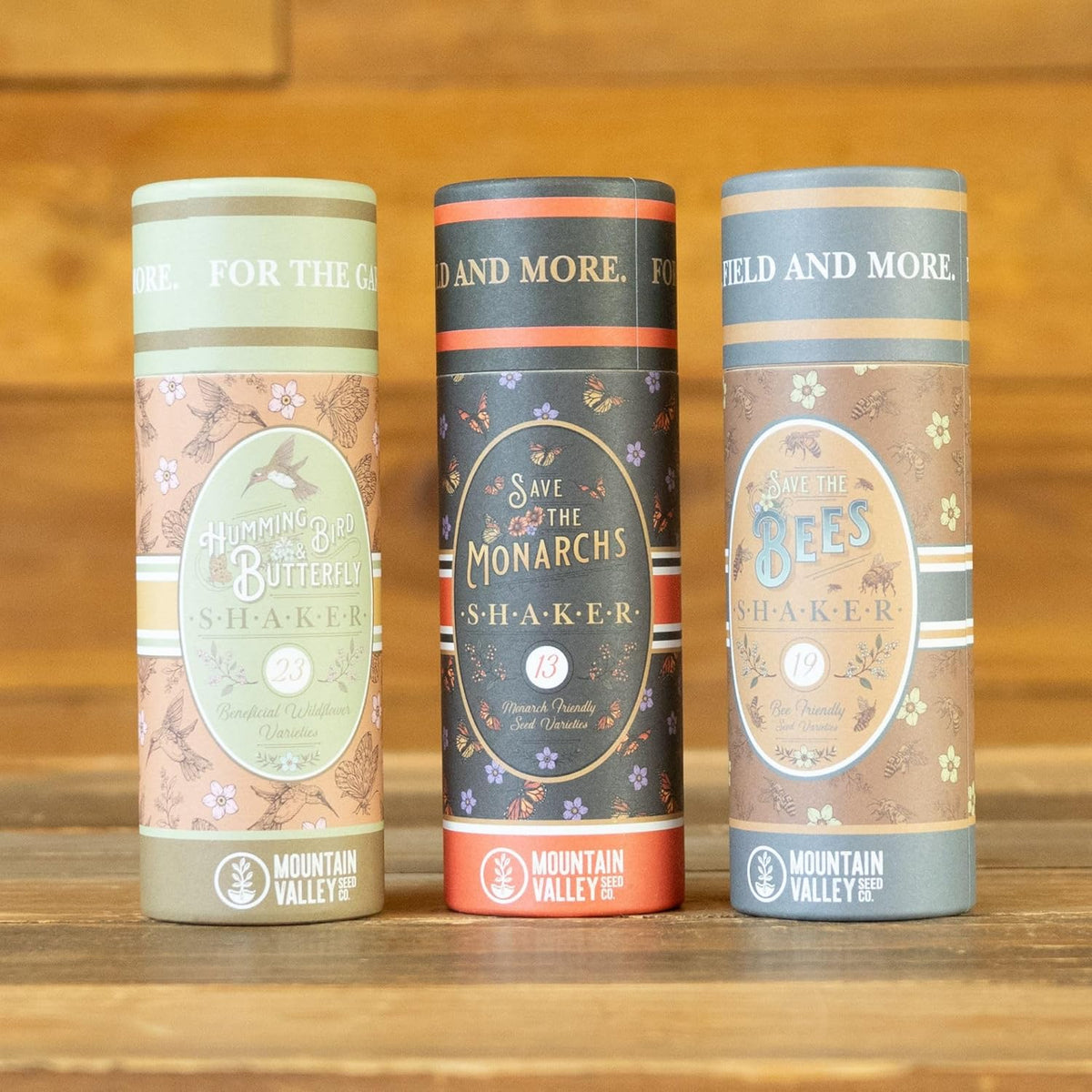 Pollinator Wildflower Seed Shaker Collection - ~300,000+ Wild Flower Seeds for Planting - Includes