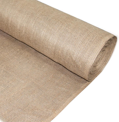 Garden Burlap Roll, 40" x 100 Feet Natural Jute Burlap Fabric Roll for Gardening Raised Bed