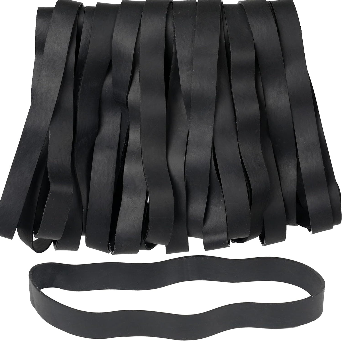 Rubber Bands Size#107 Heavy Duty Big Wide rubber band 30PCS Elastic Bands for Office Supply Trash