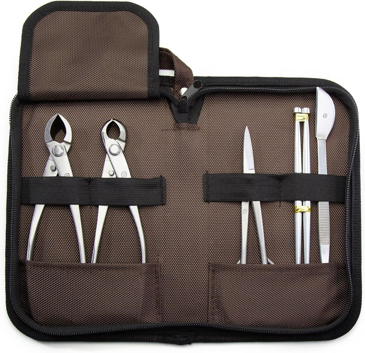 Small Size TianBonsai Bonsai Tools 5-Piece Alloy Steel Bonsai tool Kit In Cluding 180mm Long Handle