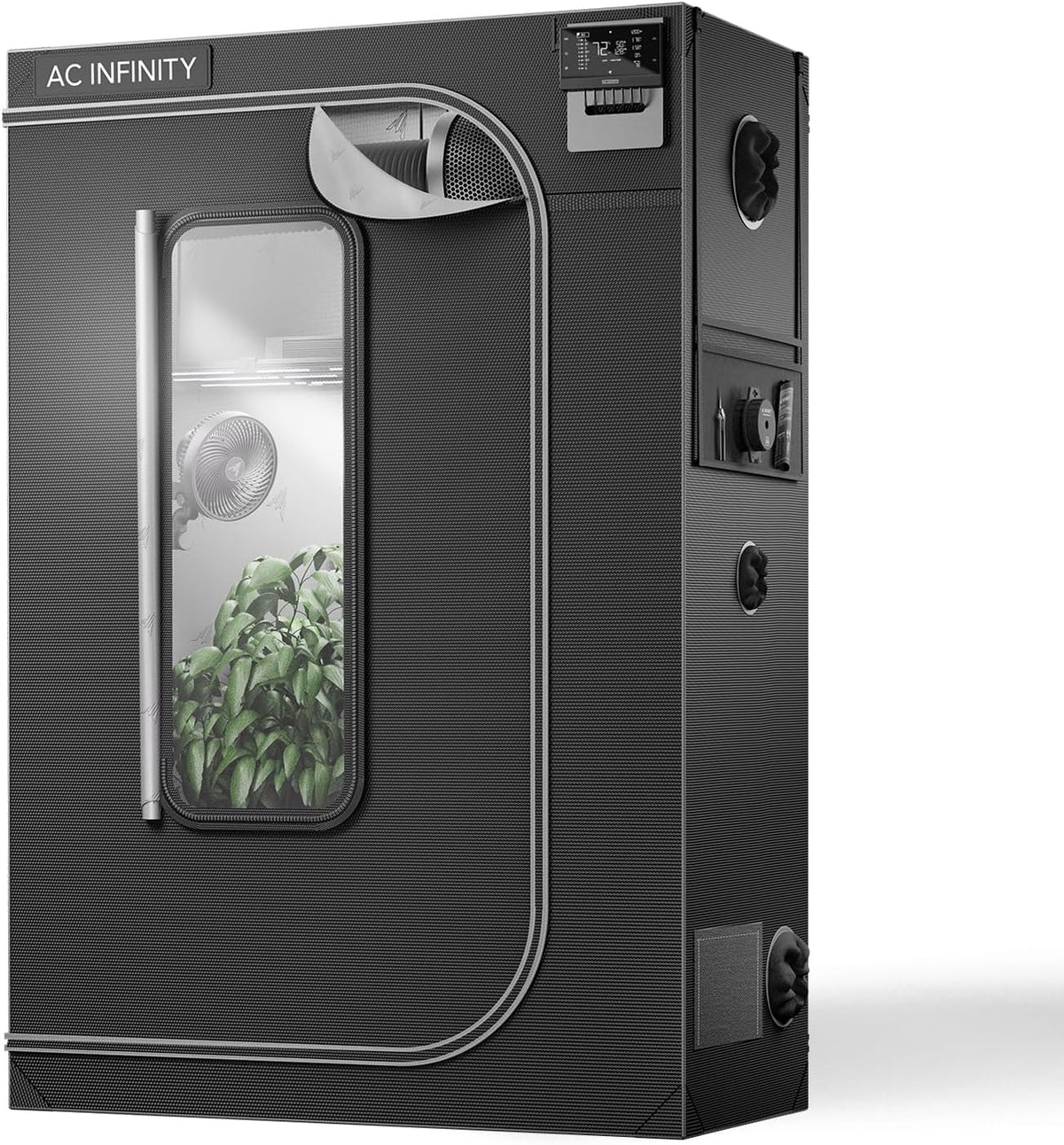 AC Infinity CLOUDLAB 642, Advance Grow Tent 4x2, Thickest 1" Poles, 2000D Mylar Canvas, Lab-Tested