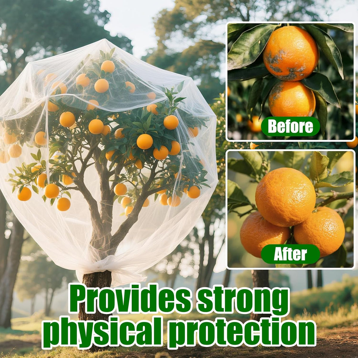 2 Pack Garden Netting, 10 x 33 FT Garden Mesh Netting, Ultra Fine Plant Net Covers, Gardening