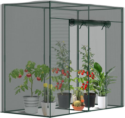 SUNYRISY Garden Plant Netting Crop Cage for Garden Raised Bed, 6.5 x 3.3 x 6 Ft Plant Cover Cage
