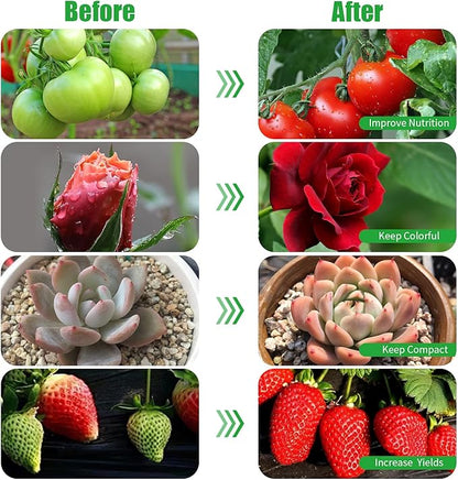 3 Head Grow Lights for Indoor Plants, Upgrade 126 LEDs Clip Plant Lights, Full Spectrum Red White