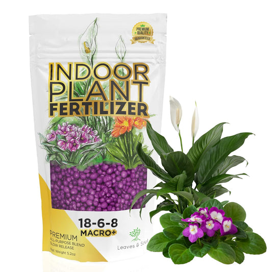 Indoor Plant Fertilizer Pellets | 18-6-8 Macro Plus for Seedlings and Mature Plants | Multi-Purpose