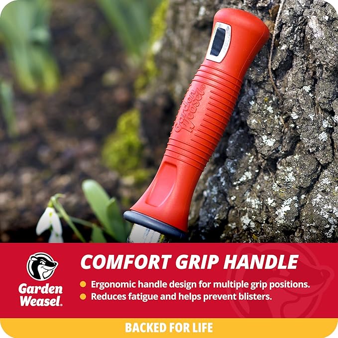Garden Weasel 3-Piece Hand Tool Combo Set | Trowel, Transplanter and Cultivator | Heavy Duty Lawn