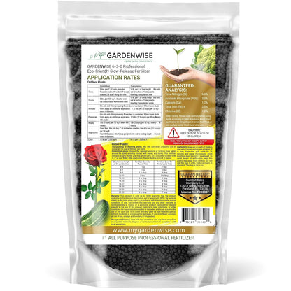 6-3-0 All-Purpose Professional Eco-Friendly Slow-Release Nitrogen Fertilizer with Iron &