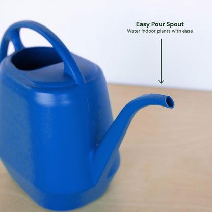 Bloem Aqua Rite Watering Can: 56 Oz - Classic Blue - Large Capacity, Extra Long Spout, Durable