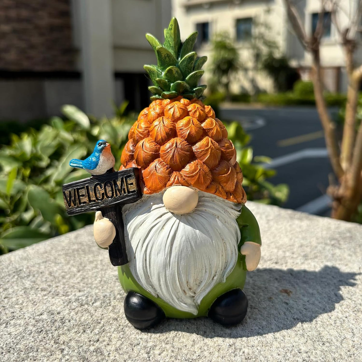 Pineapple Gnome Garden Gnomes Outdoor Gnome with Pineapple Decor for Home Yard Garden Patio Lawn