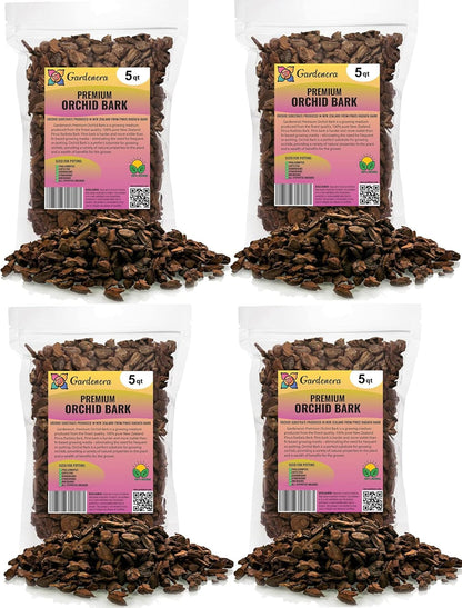 GARDENERA New Zealand Pinus Radiata Bark - 20 Quart - Organic Hand Mixed New Zealand Orchiata Pine