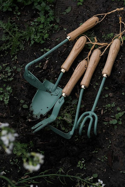 Barebones Triangle Hoe - Stainless Steel Blade Japanese Gardening Tools for Weeding Long Handle and
