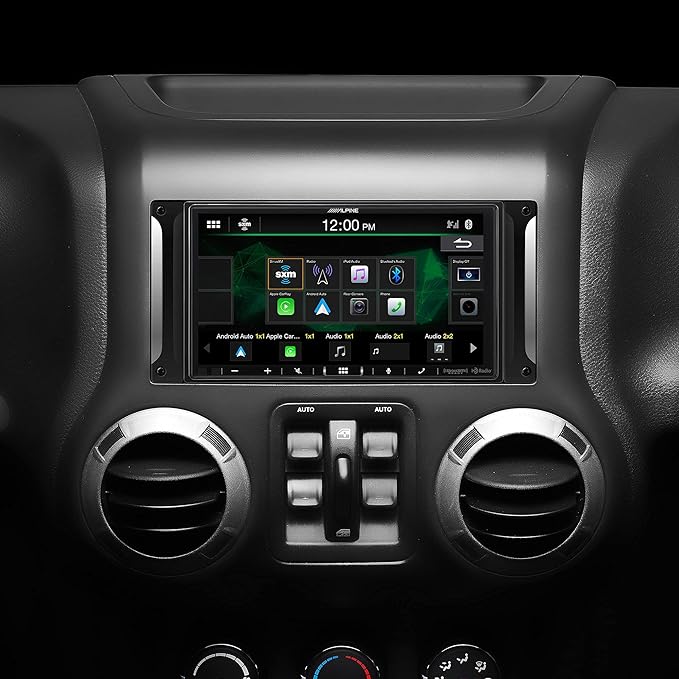 Alpine i407-WRA-JK 7in in-Dash Digital Receiver with SXV300v1 Satellite Radio Tuner Compatible with