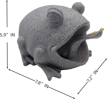 coolboy Frog Statues Gutter Downspout Extension Garden Decoration,Animal Resin Statue Outdoor