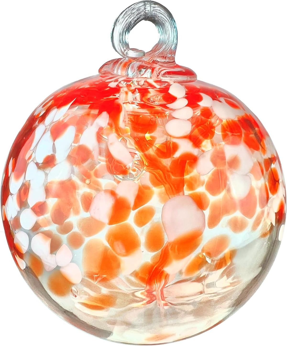 Dale Tiffany Hand Blown Glass, 6" Diameter Nova, Tree of Life Collection, Witch Globe Hanging